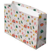 Waterpolo Kerstcadeautas Groot Cadeauzakje (Achterkant Gekanteld)