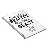 Waterpolo: Kijk als een schoonheidsspel als een be Notitieboek (Rechterzijde)