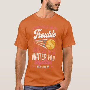 Waterpolo Meisjes Vrienden Beste Vrienden Cadeau T-shirt