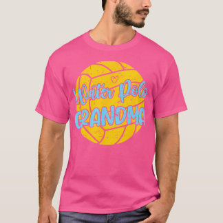 Waterpolo Oma van een waterpolospeler Grootmoeder T-shirt