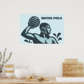Waterpolo Poster (Keuken)