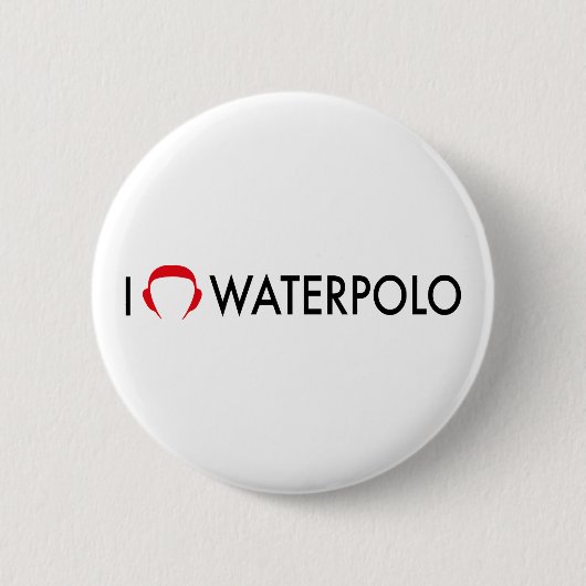 waterpolo ronde button 5,7 cm (Voorkant)