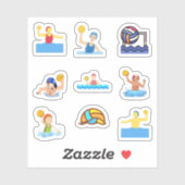Waterpolo Stickers (Vel)