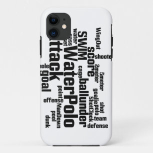 Waterpolo Word Cloud Phone Case