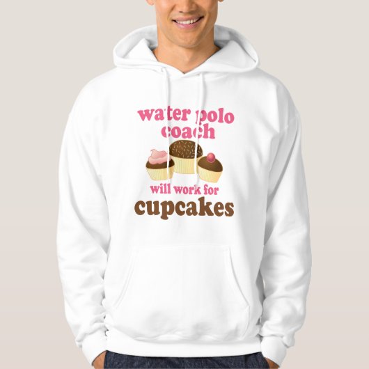 Waterpolocoach (Funny) Gift Hoodie (Voorkant)