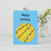 Waterpololidekaarten Feestdagenkaart (Staand voorkant)