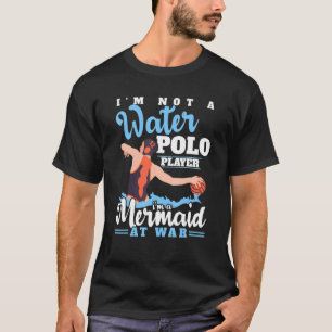 Waterpolospeler Waterpoloo Zeemeermin T-shirt