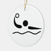 Waterpolowaterfotogram Keramisch Ornament (Links)
