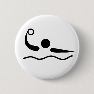 Waterpolowaterfotogram Ronde Button 5,7 Cm