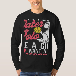 Waterpomeedchen Ja, ik speel waterpolo als een mei T-shirt