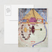 Waterpomp uit het 'Boek van de Ingenieure Kennis' Briefkaart (Voorkant / Achterkant)