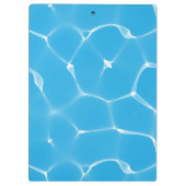 Waterpoolcoach Klembord voor aangepaste naam (Achterkant)