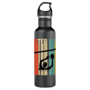 waterpoospelers met waterpoolospeler waterfles