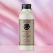 Waterproof kraft cosmetics bottle label add logo sparkling wijnetiket