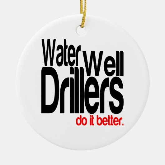 Waterputontwerpers doen het beter keramisch ornament (Voorkant)