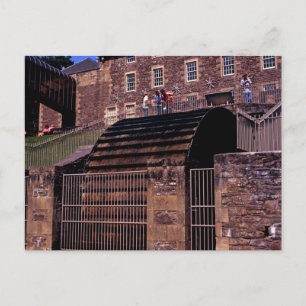 Waterrad New Lanark Schotland Briefkaart