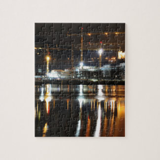 Waterreflectie in Oslo, Noorwegen Legpuzzel