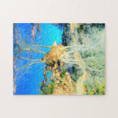 waterreflectiepuzzel legpuzzel (Horizontaal)