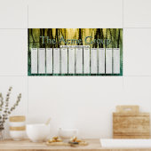 Waterreflecties Aangepaste speciale dagen kalender Poster (Keuken)