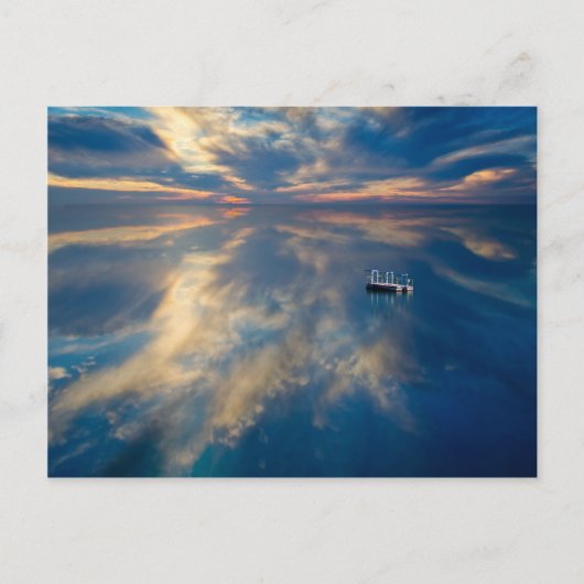 Waterreflecties Briefkaart (Voorkant)