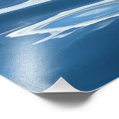 Waterreflecties Foto Afdruk (Hoek)