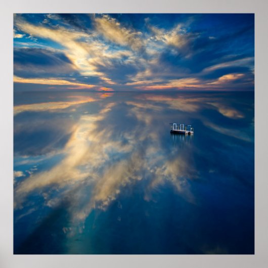 Waterreflecties Poster (Voorkant)