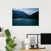 Waterreservoir in Montenegro Poster (Thuiskantoor)