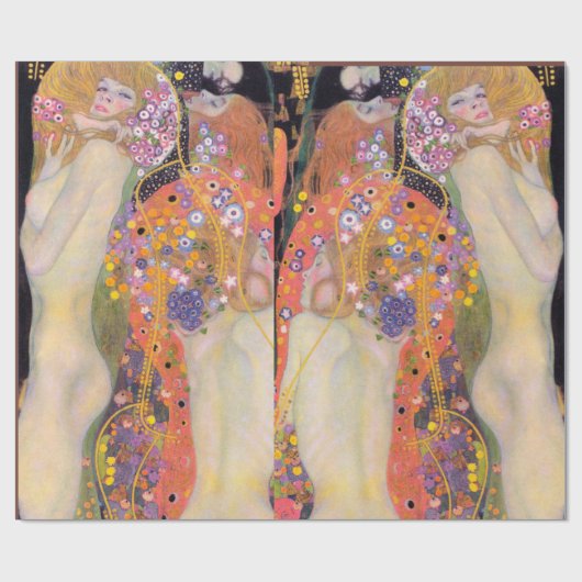 Waterreservoirs, Gustav Klimt Cadeaupapier (Vlak)