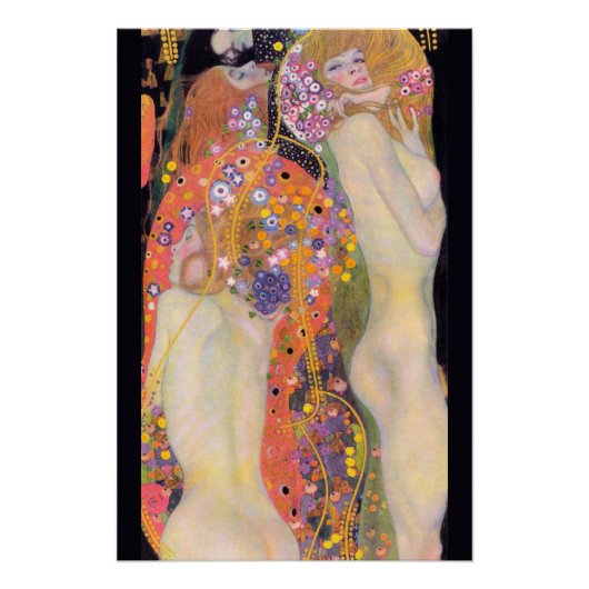 Waterreservoirs, Gustav Klimt Perfect Poster (Voorkant)