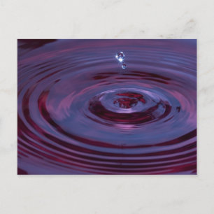Waterrimpels Briefkaart