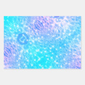 Waterrimpels watertextuur moderne chemische elegan inpakpapier vel (Voorkant 3)