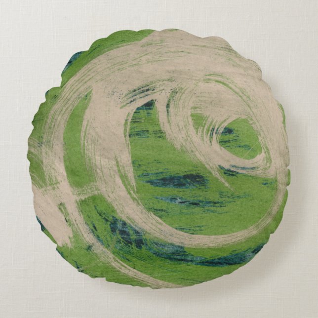 Water's Edge Rond Kussen (Voorkant)