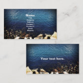 Waters Edge, sjabloon voor visitekaartjes (Voorkant / Achterkant)