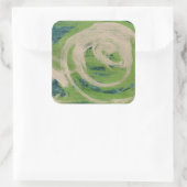 Water's Edge Vierkante Sticker (Tas)