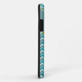Waters Glitter Chevron Pattern Case-Mate iPhone Case (Achterkant/rechts)