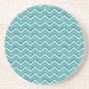 Waters Glitter Chevron Pattern Zandsteen Onderzetter