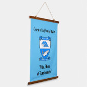 Waters Lodge Banner Hangend Wandkleed (Gebogen)