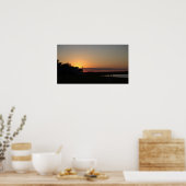 Waterscape Sunset Photo Poster (Keuken)