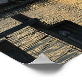 Waterscape Sunset Photo Poster (Hoek)
