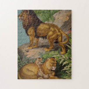 waterschets Lions Jigzaag Puzzle Legpuzzel