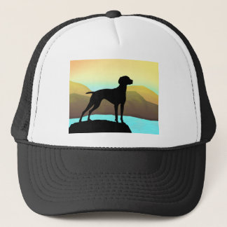 Waterside Vizsla t-shirts, kleding en geschenk Trucker Pet