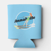 Waterski, blikjeskoeler (Achterkant)