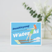 Waterski, briefkaart (Staand voorkant)