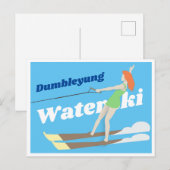 Waterski, briefkaart (Voorkant / Achterkant)