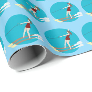 Waterski,  cadeaupapier