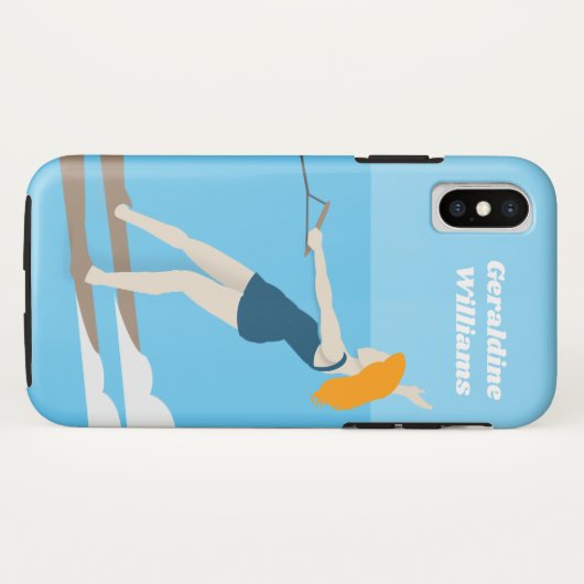 Waterski, Case-Mate iPhone case (Achterkant (horizontaal))