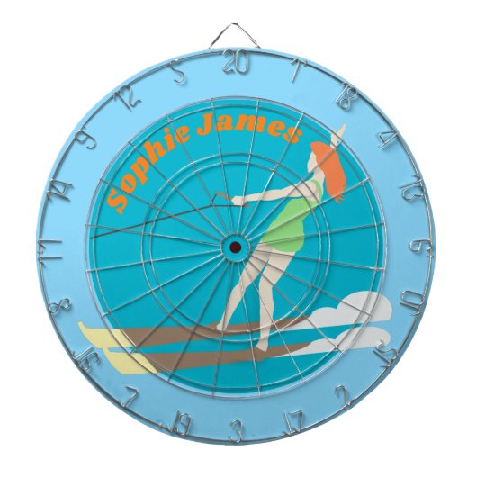 Waterski, dartbord (Voorkant)