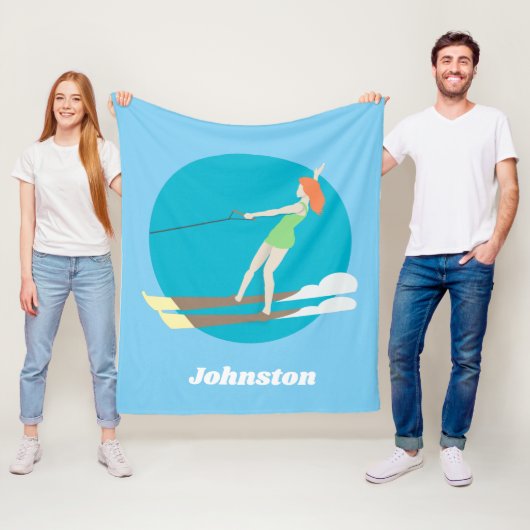 Waterski, fleece deken (In situ)