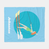 Waterski, fleece deken (Voorkant (Horizontaal))