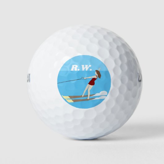 Waterski, golfballen (Voorkant)
